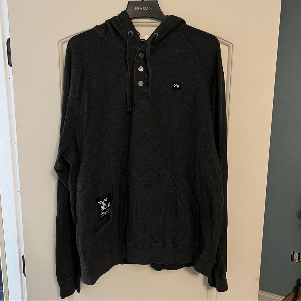 LRG Charcoal Gray Pullover/Hoodie - Size XXL